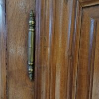 Antiker Barock Schrank Nussbaum – Bild 4
