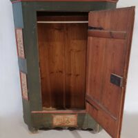 Antiker Barock Schrank Kiefer – Bild 3