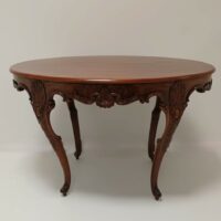 Ovaler Biedermeier Tisch