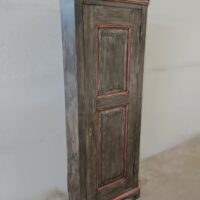 Antiker Biedermeier Eckschrank – Bild 2