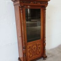 Gründerzeit Vitrine Mahagoni – Bild 2