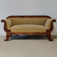 Gestreiftes Biedermeier Sofa