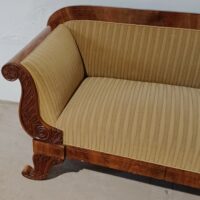 Gestreiftes Biedermeier Sofa – Bild 3