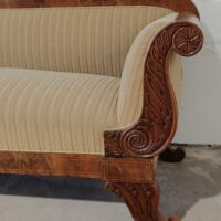 Gestreiftes Biedermeier Sofa – Bild 4