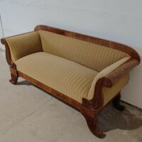 Gestreiftes Biedermeier Sofa – Bild 2