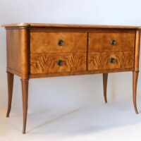Stilvolle Art Déco Kommode Birke – Bild 3