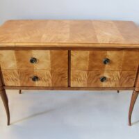 Stilvolle Art Déco Kommode Birke – Bild 4
