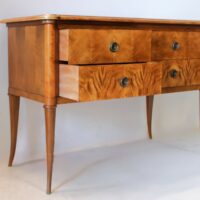 Stilvolle Art Déco Kommode Birke – Bild 6