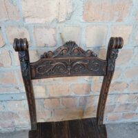 Scherenstuhl Eiche – Bild 3
