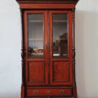 Antiker Gründerzeit Vitrinenschrank