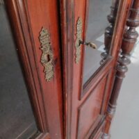 Antiker Gründerzeit Vitrinenschrank – Bild 2
