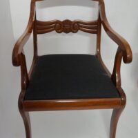 Biedermeier Armlehnstühle Mahagoni – Bild 2