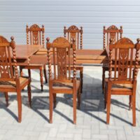 Ausziehtisch und 6 Stühle – Bild 2