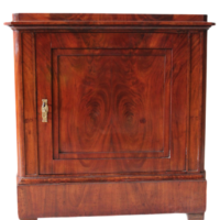 Biedermeier Halbschrank Mahagoni