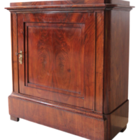 Biedermeier Halbschrank Mahagoni – Bild 2
