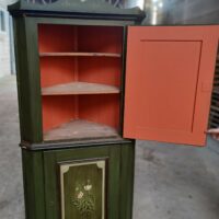 Gründerzeit Eckschrank Kiefer – Bild 3