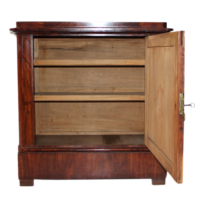 Biedermeier Halbschrank Mahagoni – Bild 3