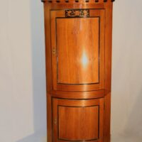 Biedermeier Eckschrank Eiche