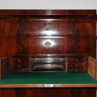 Biedermeier Pfeilerkommode Mahagoni – Bild 4