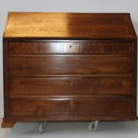 Biedermeier Halbsekretär Eiche – Bild 2