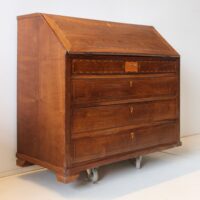 Biedermeier Halbsekretär Eiche – Bild 3