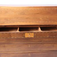 Biedermeier Halbsekretär Eiche – Bild 4