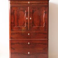 Biedermeier Kabinettschrank Mahagoni