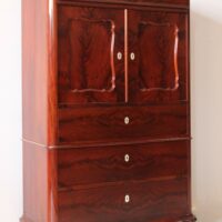 Biedermeier Kabinettschrank Mahagoni – Bild 2