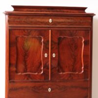 Biedermeier Kabinettschrank Mahagoni – Bild 3