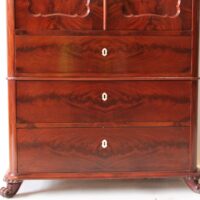 Biedermeier Kabinettschrank Mahagoni – Bild 4