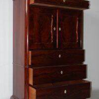 Biedermeier Kabinettschrank Mahagoni – Bild 6