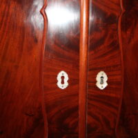 Biedermeier Kabinettschrank Mahagoni – Bild 8