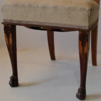 Biedermeier Stuhl Nussbaum – Bild 3