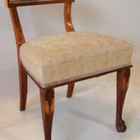 Biedermeier Stuhl Nussbaum