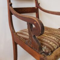 Biedermeier Armlehnsessel – Bild 4