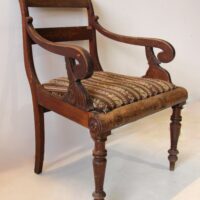 Biedermeier Armlehnsessel – Bild 3