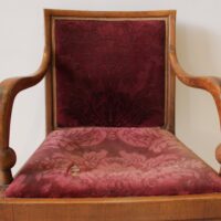 Biedermeier Armlehnsessel Kirsche – Bild 2