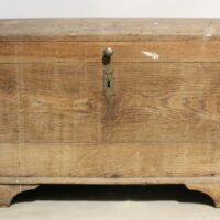 Runddeckeltruhe Biedermeier