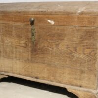 Runddeckeltruhe Biedermeier – Bild 2