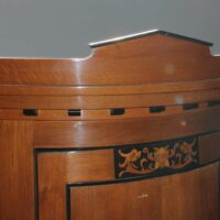 Biedermeier Eckschrank Eiche – Bild 3
