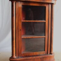 Biedermeier Eckvitrine