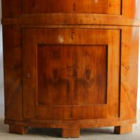 Biedermeier Eckschrank Kirschbaum – Bild 4
