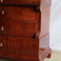 Biedermeier Kommode Nussbaum – Bild 4