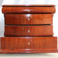 Biedermeier Kommode Nussbaum – Bild 5