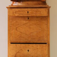 Biedermeier Schreibschrank Birke – Bild 5