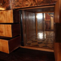 Biedermeier Schreibschrank Birke – Bild 8