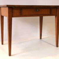 Biedermeier Tisch Nussbaum massiv – Bild 2