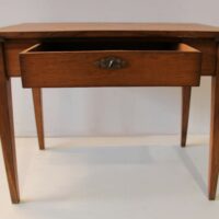Biedermeier Tisch Nussbaum massiv – Bild 4