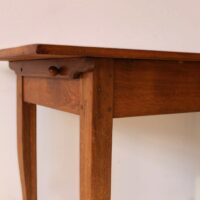Biedermeier Gesindetisch Eiche massiv – Bild 4