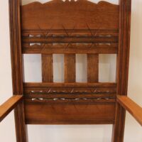 Worpsweder Armlehnstuhl Eiche massiv – Bild 4